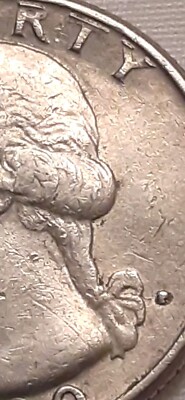 1980年 P　LIBERTY 1980 P Washington Quarter RARE! Filled 