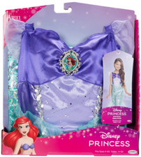 Disney Princess Ariel Little Mermaid Core Dress Up Halloween Costume Size 4-6X