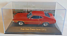 N88) Die Cast Ford Gran Torino Sport 1972 Grandes Cars Memorablesen México 1/43