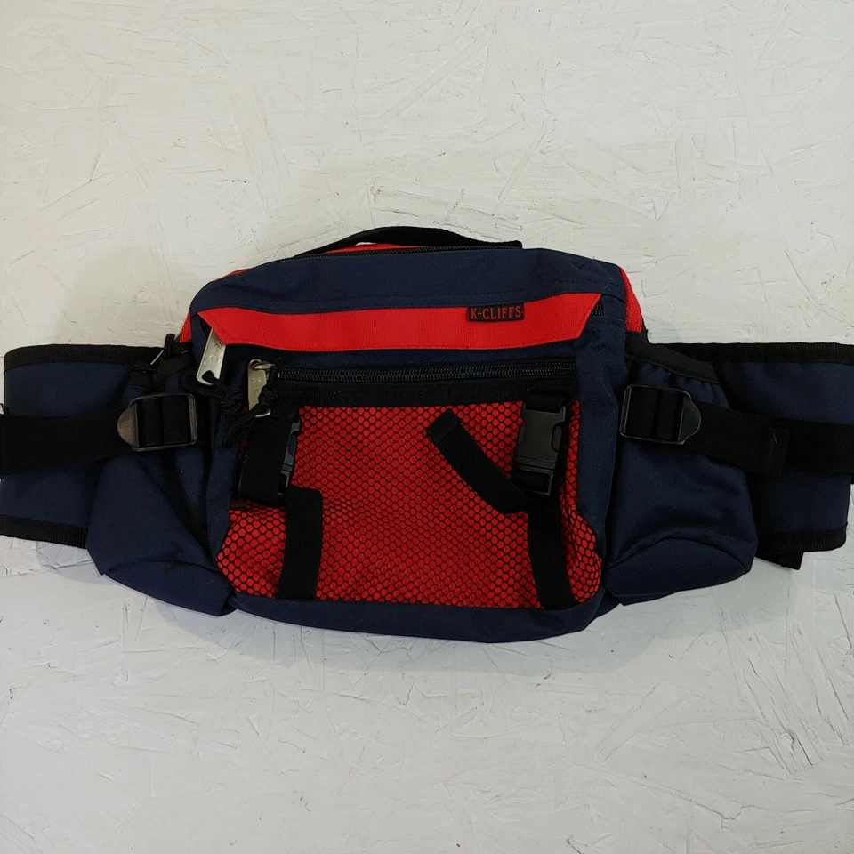 Vintage fanny pack hip sack retro bag change coin travel waist K-Cliffs - Image 2 of 4