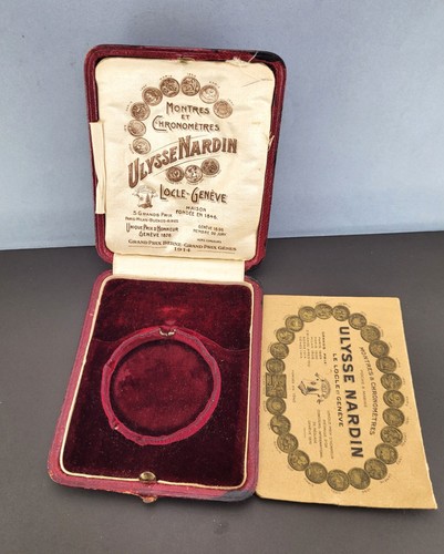 Ulysse Nardin Lederbox für Taschenuhren bis 49mm & Garantie - Bild 2 von 14