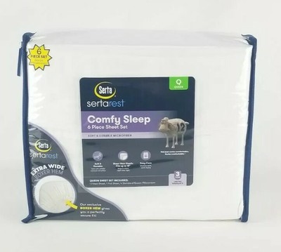 Sheet Set Queen White New Microfiber | eBay