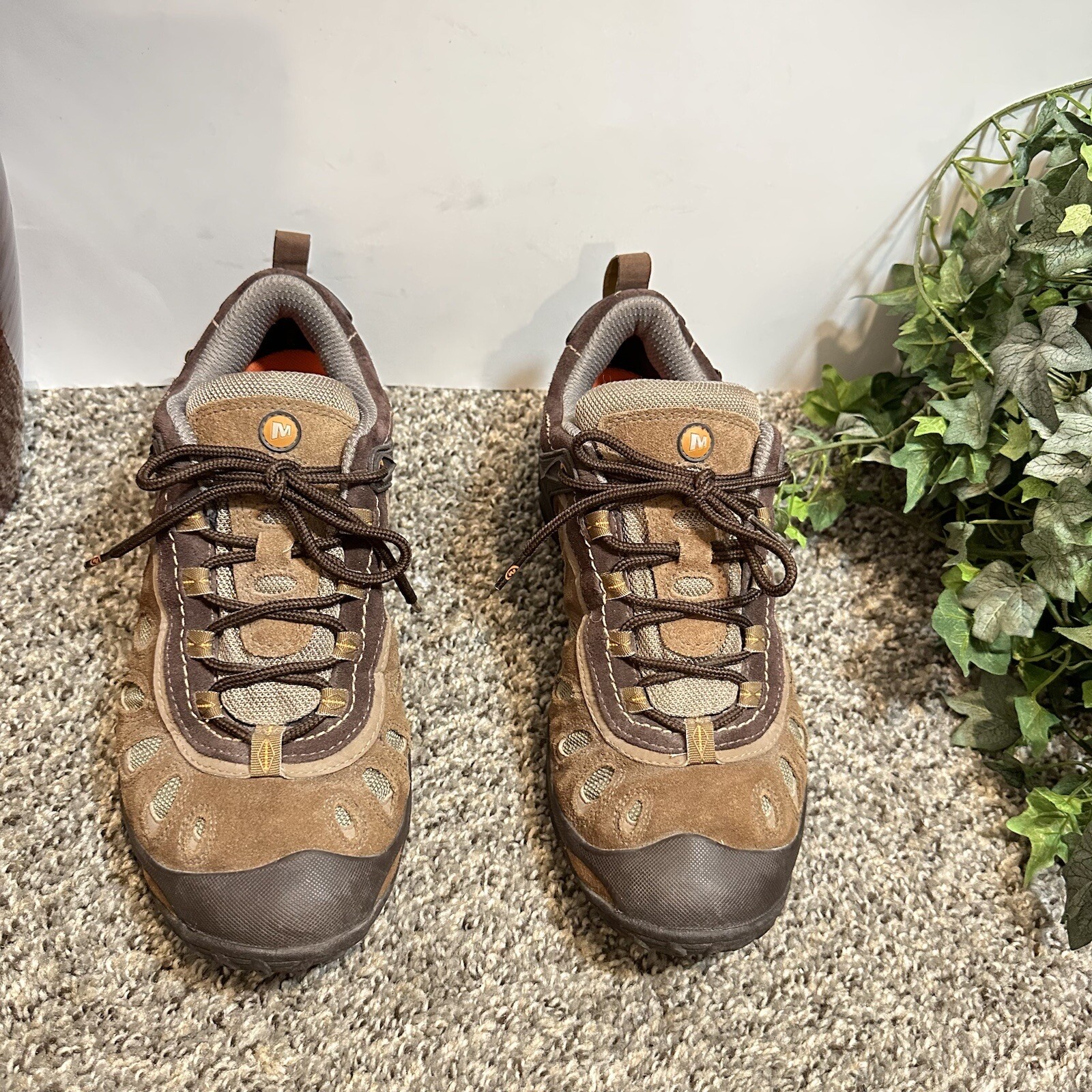 Merrell Chameleon III 3 Ventilatore Gore Tex Marrone Scarpe da Escursionismo Uomo 8 5 Vibram