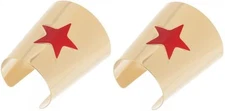 WONDER WOMAN CUFFS Cuff Bracelet Set COSTUME Cosplay JUSTICE LEAGUE