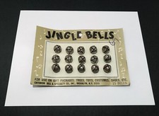 Vintage 1970's Criterion Bell  Specialty Co. - Jingle Bells - 15 Bells On Card