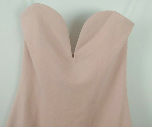 Neu Nookie Damen rosa Stretch schulterfrei figurbetont Cocktailkleid Größe Medium - Bild 9 von 12