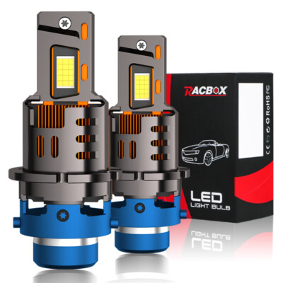 2X LED Headlight Bulb D4S D4R Replace HID Xenon Super White 6000K Conversion Kit