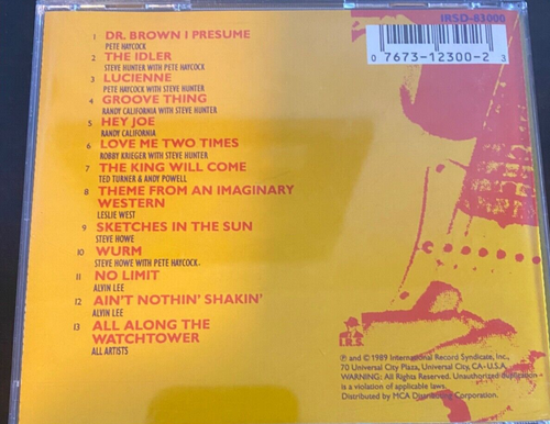 Night of the Guitar LIVE Leslie West, Steve Howe, Alvin Lee, mehr - IRS - gebrauchte CD - neuwertig - Bild 2 von 5