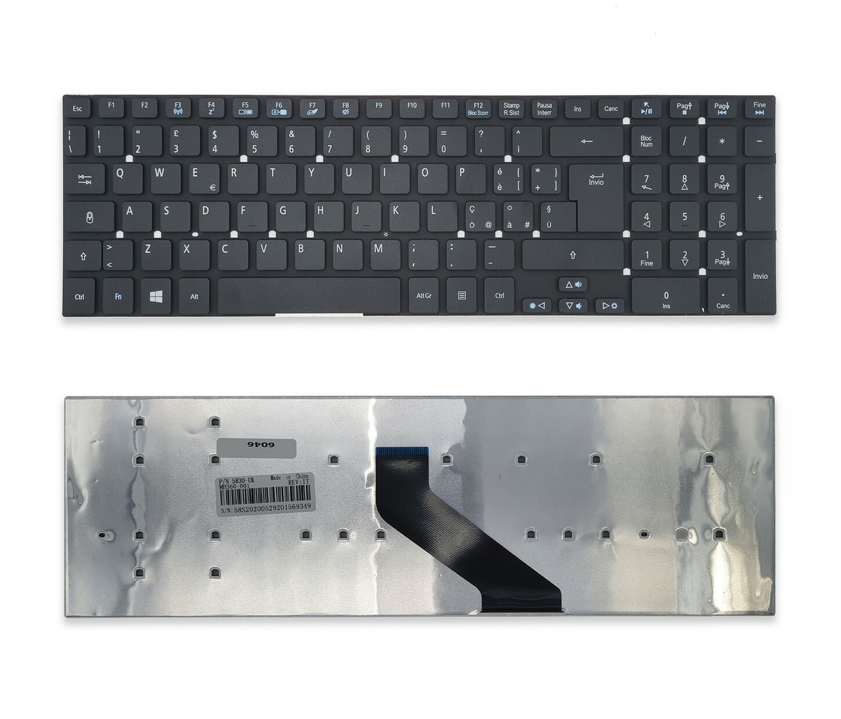 Tastiera Acer Aspire 3 E5-575G Series Italiana Autentica Per Notebook