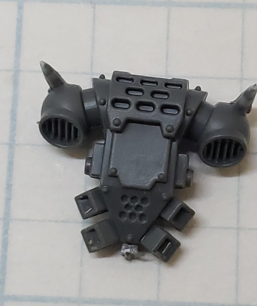 Warhammer 40k Space Marine Bits NTS Tactical Squad Engraved Backpack #39