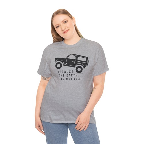 Camiseta divertida 4x4 Car Because The Earth Is Not Flat - Camiseta sarcástica humorística - Imagen 29 de 53