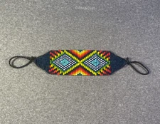 Embera Chami beaded Bracelet by women of the Colombian indigenous tribe 3202