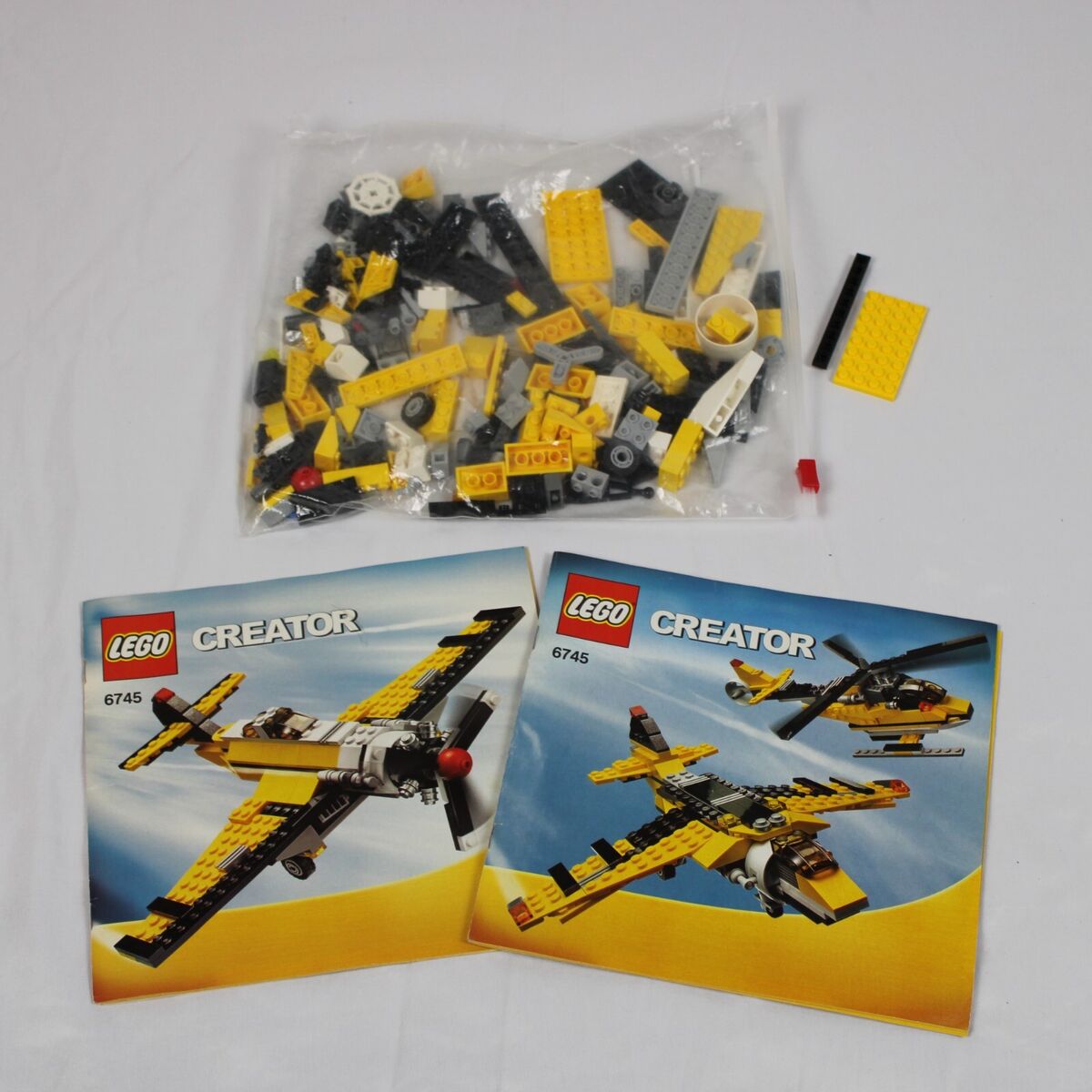 prop Destruktiv nyheder LEGO 6745 Creator 3-In-1 Propeller Power - BOTH CONSTRUCTION MANUALS  INCLUDED 673419111515 | eBay
