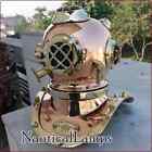 U.S Navy Mark V Brass Copper Diving Divers Helmet Collectible Deep Sea Halloween
