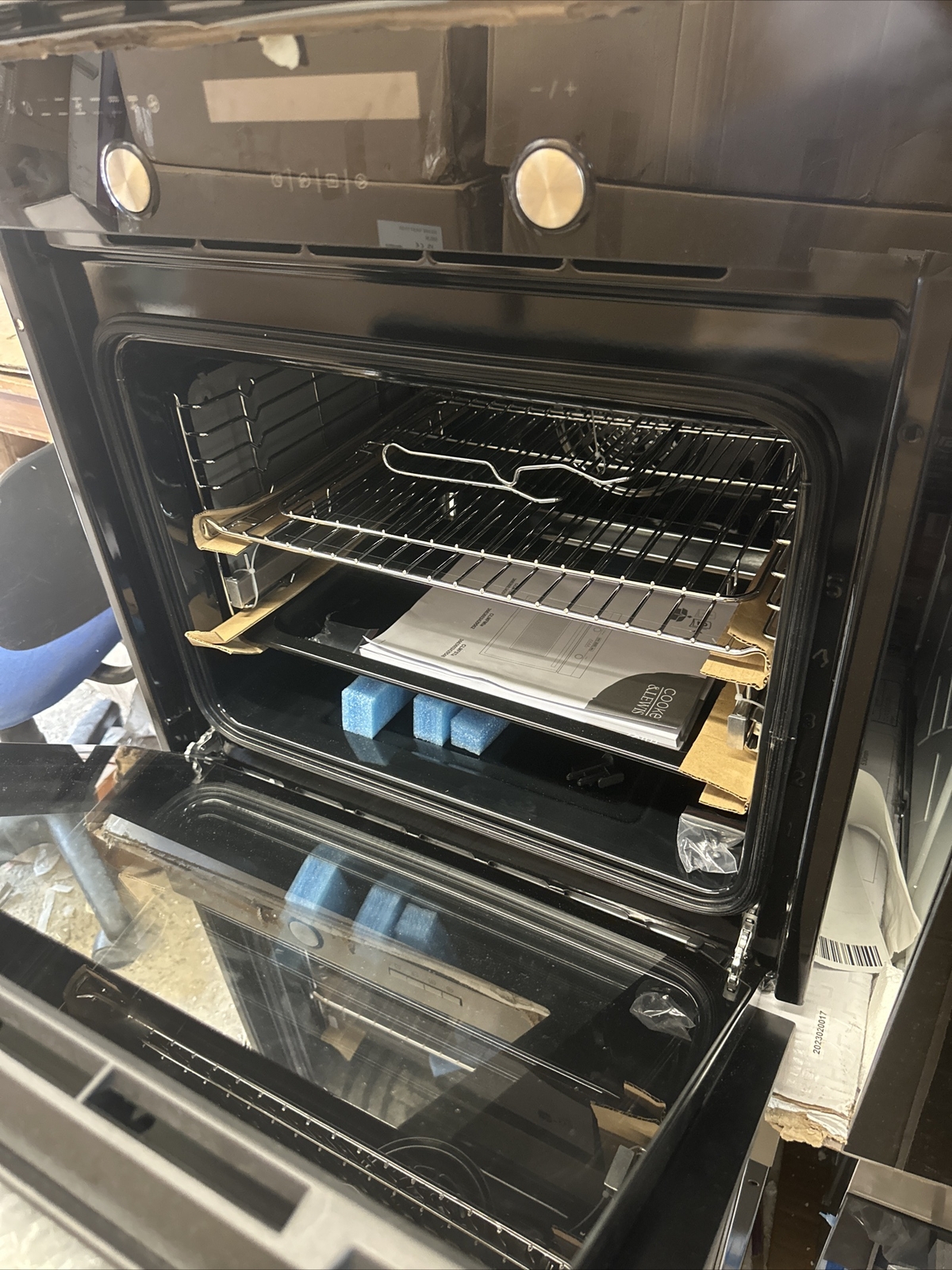 Cooke & Lewis Electric Oven Builtin Single Multifunction CLMFBLA Black