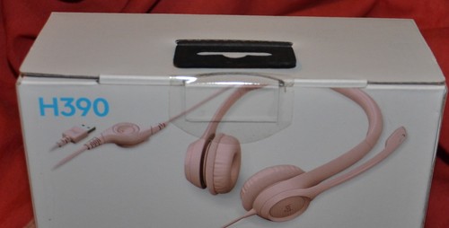 Logitech H390 USB Computer Headset new pink - Picture 6 of 6