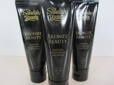 9 PACK BRONZE BEAUTY 1 OZ. TUBE SAMPLE of TANNING LOTION by SWEDISH BEAUTY