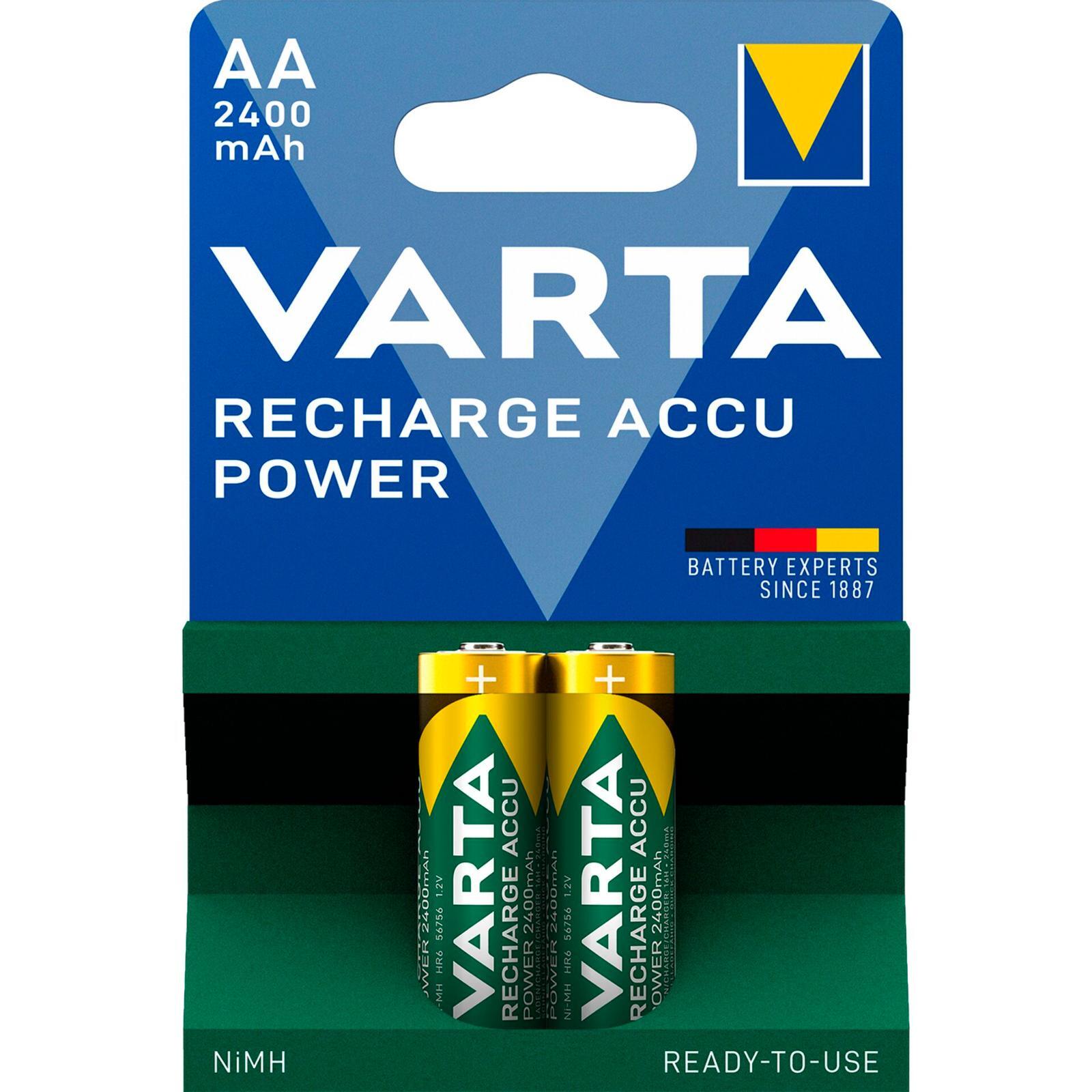 Thumbnail - 1x2 Varta Recharge Accu Power 2400 Mah Aa Mignon Nimh Akku