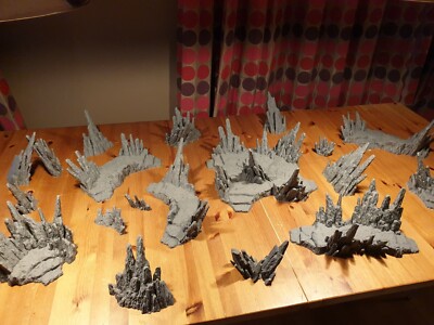 Jagged Rocks - Wargaming Terrain 28mm