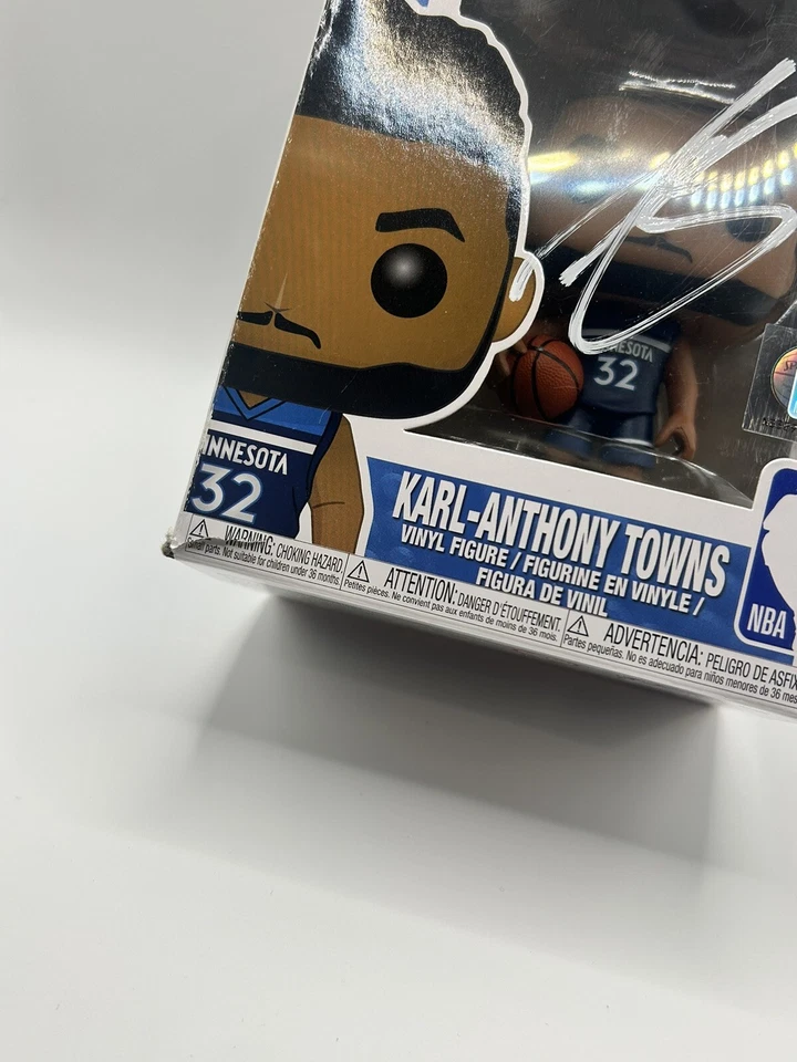 Karl Anthony Towns Autographed Signed Funko Pop PSA COA #39 NBA Timberwolves KAT - Image 2 of 4