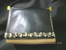 Nwt St. John Italian Leather Shoulder Bag 7 X 6.5 X 3"