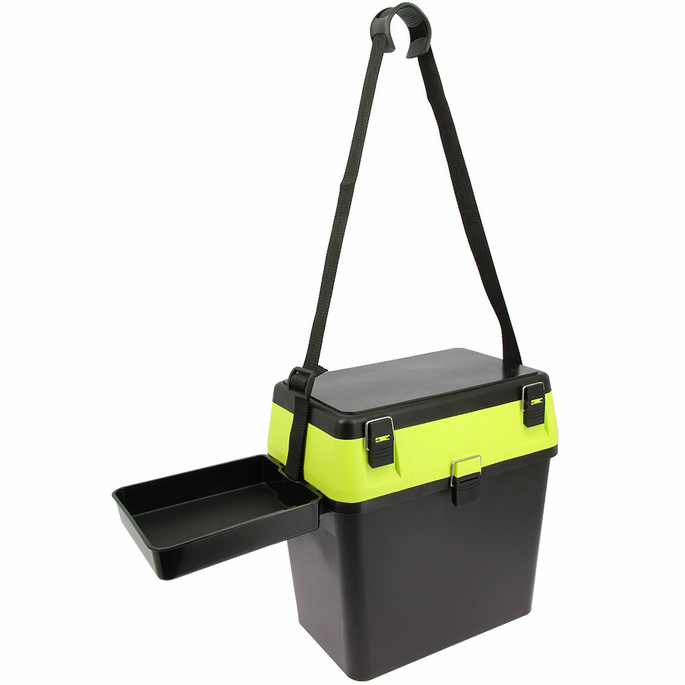 Sea Carp Fishing Seat Box System With Side Tray Integrated Tackle Box
