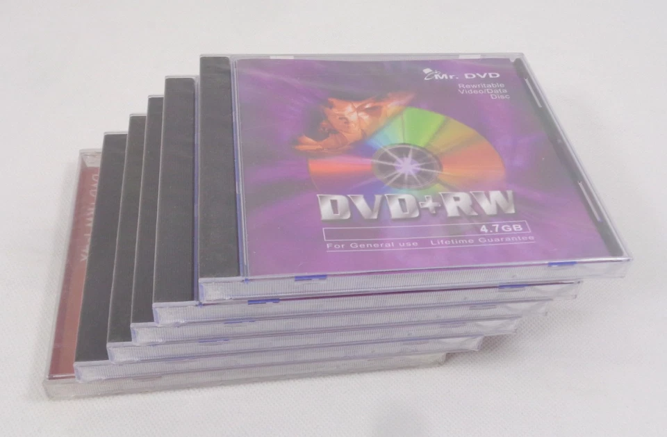 Job Lot Bundle of 6 x DVD+RW 4.7GB With Jewel Case - Rewritable DVD - Image 2 of 4