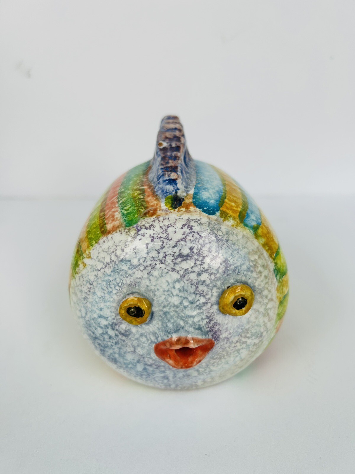 De”Rita Italian Handmade Pottery Blow Fish Decoration 5cm