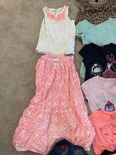 Lot Of Girls Clothes Shorts Skirts Shirts(Gap Old Navy)-size 8 - Picture 11 of 17