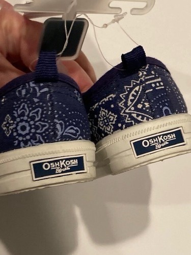 NWT Paisley Floral Toddler Slip-On Loafers Slippers Shoes by OshKosh B’gosh - Picture 6 of 8