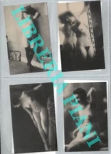 Cartoline di nudi femminili, "da studio" e "da bordello". (0-29223)