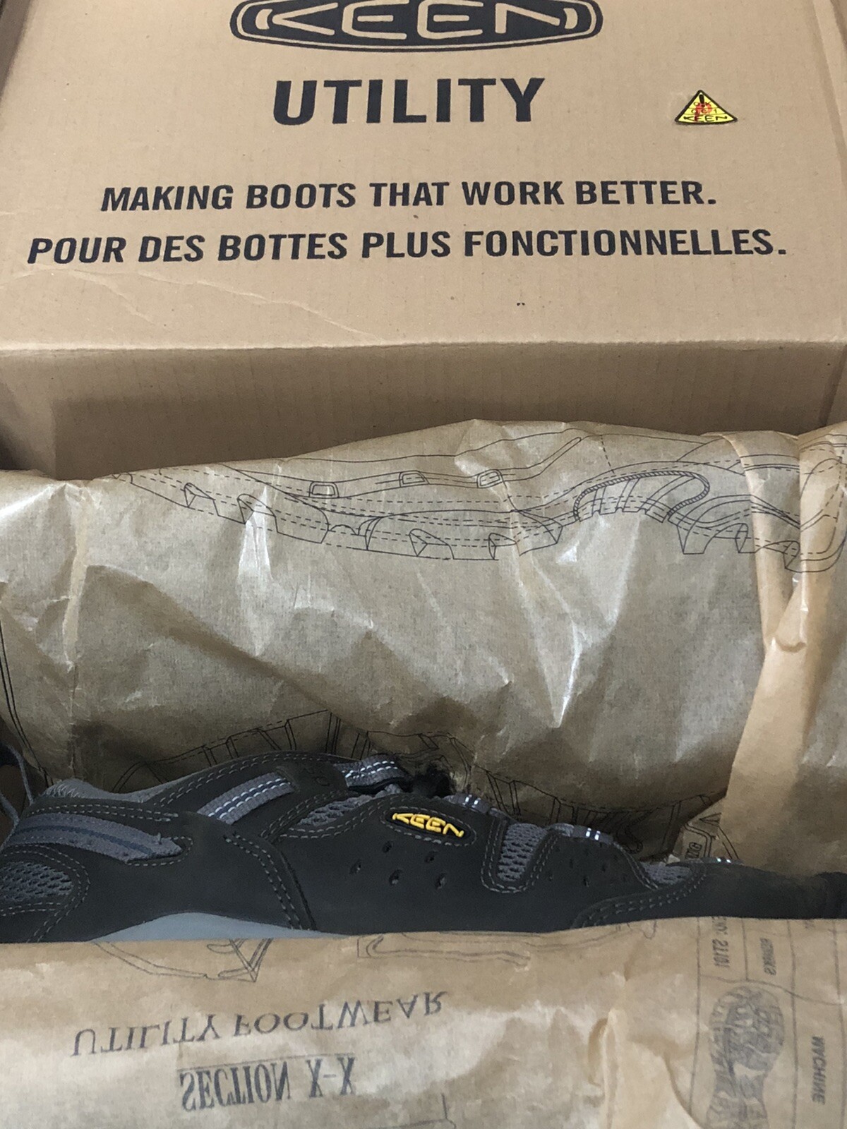 Scarpa da lavoro uomo KEEN Utility Atlanta Cool II punta acciaio ESD 1023217D U.S.A.)