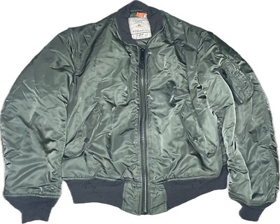 ジャケット・アウター 90s GREENBRIER MA-1 jacket olive LARGE 90s GREENBRIER MA-1 jacket olive LARGE（Ma 1 × made - Gem）
