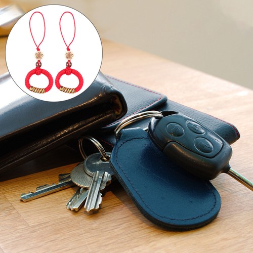 Hand-woven Ring Lanyard Creative Anti-lost Phone Hanging Rope Finger Strap - 第 10/12 張圖片
