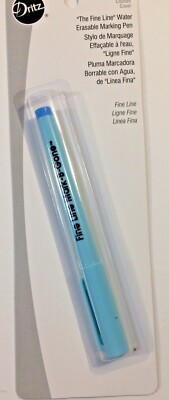 Dritz Fine Line Water Erasable Marking Pen Blue 700 Wash-a-Way Mark-B-Gone 