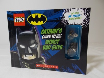 Scholastic-Child Play-Lego Sets-Batman's Guide-Book & Minifigure-Boxed Set!