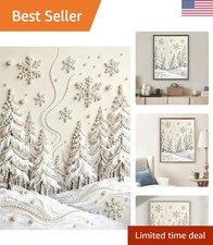 Christmas Pearl Diamond Painting Kit for Adults - 3D Snowflake Art Experience