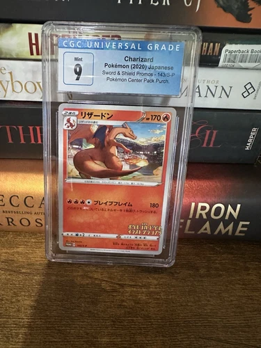 2020 POKEMON JPN S PROMO ILLUSTRATION GRAND PRIX #143 CHARIZARD CGC 9