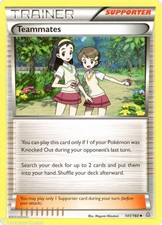 Teammates 141/160 : Uncommon Mint/Near Mint Pokemon Card : XY05: Primal Clash