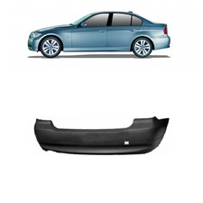 Stoßstange hinten grundiert für BMW 3er E90 Vorfacelift ab 2005-2008 ohne PDC