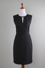 J.CREW Factory NWT $158 Suiting Lined Keyhole Sheath Dress Size 4 Petite