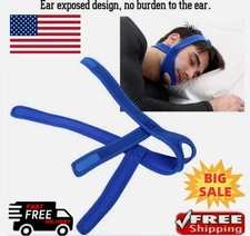 Snore Stop Anti Snoring Chin Strap Sleep Apnea Belt Snoreless Sleep Jaw Solution
