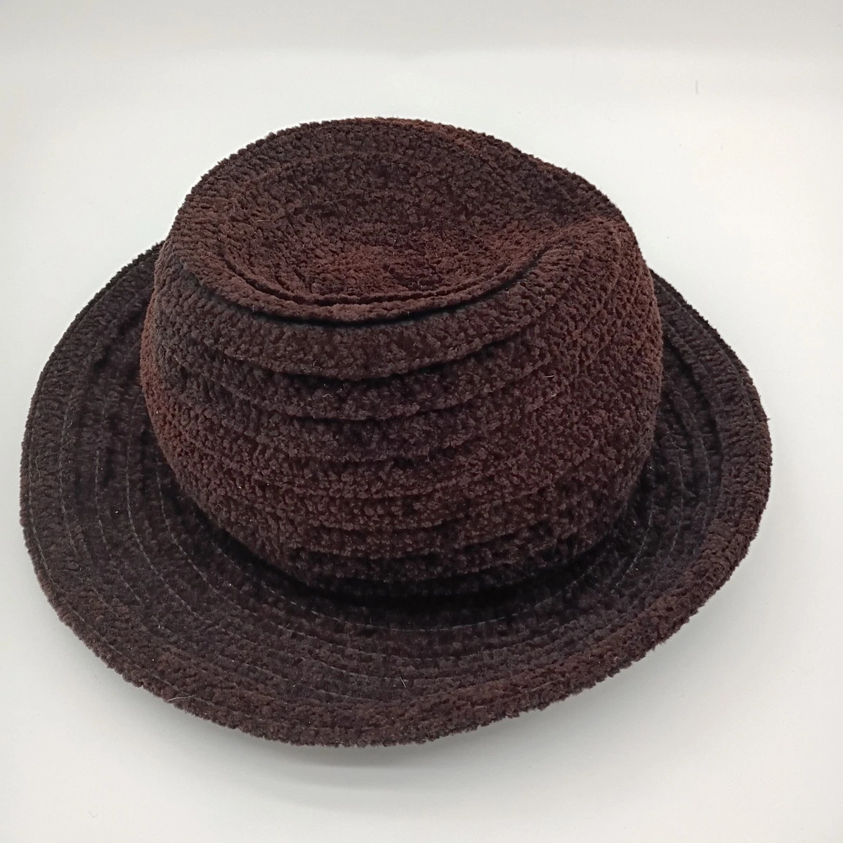 Vintage Betmar New York Brown Wool Felt Wide Brim Hat Neiman Marcus Feather Bow Wide Brim Brown 100% Wool Vintage Hats for Women | eBay main image 3