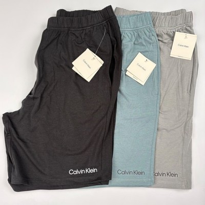 Calvin Klein Sleepwear Mens Ultra Soft Cotton Modal Sleep Lounge Pajama Shorts