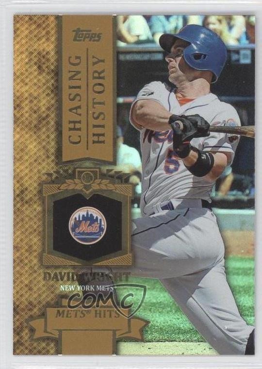 2013 Topps Chasing History Gold Foil David Wright #CH-24 0w7