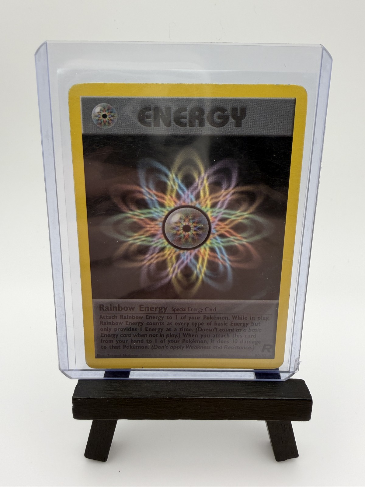 Rainbow Energy 80/82 Team Rocket Regular - Pokemon Card - Very Good