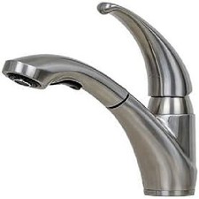 KPS3029C Shasta Kitchen Faucet Brushed Stainless Steel, Single Lever Handle