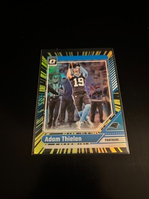 Adam Thielen 2024 Donruss Optic Electricity Prizm /75 Panthers 29