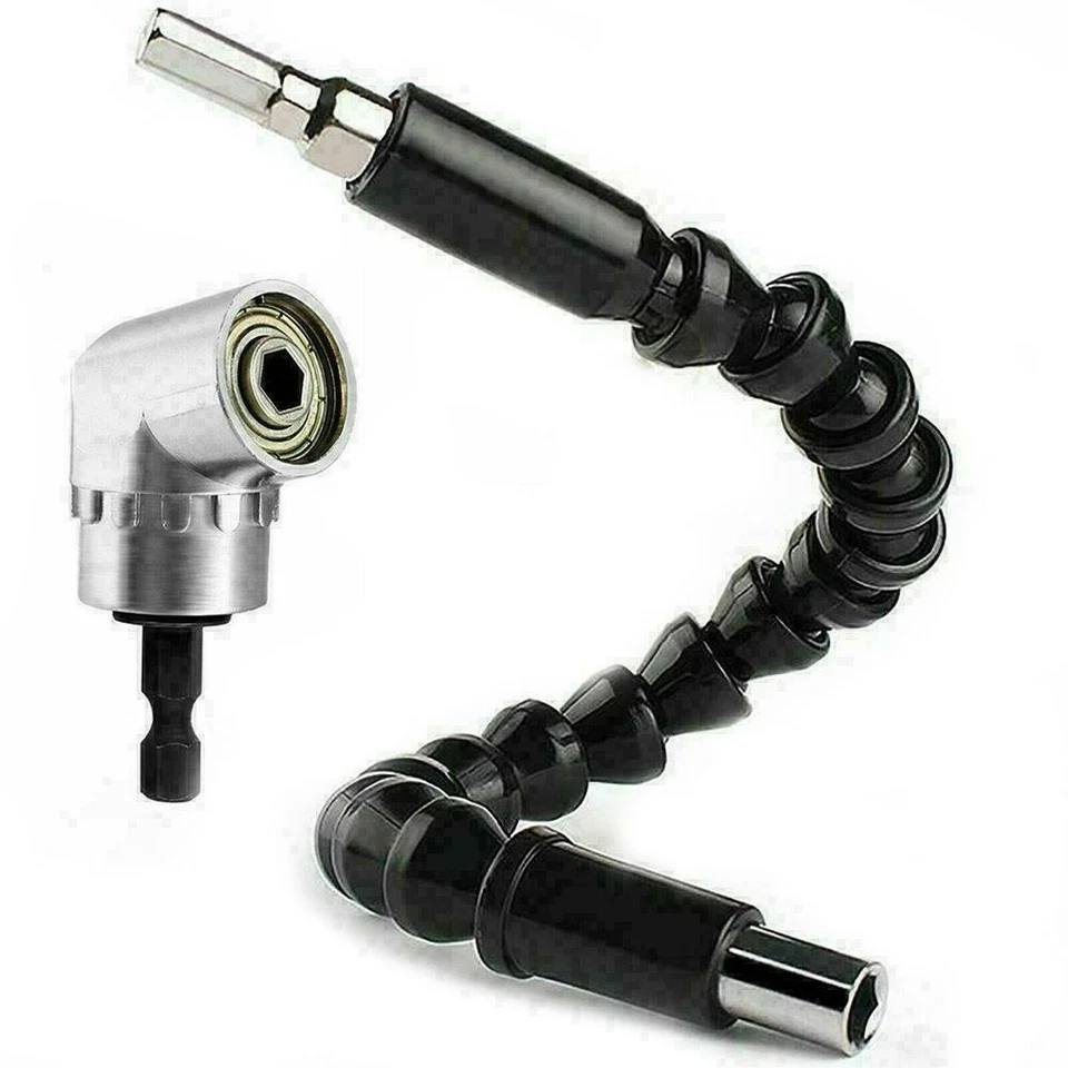 Right Angle Drill and Flexible Shaft Bits Extension Bit Holder NiceHG65 E P0X6 - Image 2 of 4