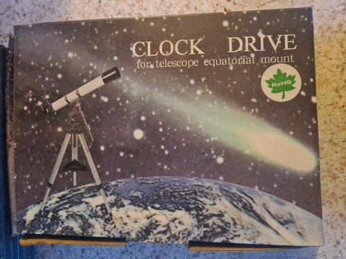 Celestron Clock Drive, for Telescopes, Equatorial Mounts -No-9832 117-9803, New